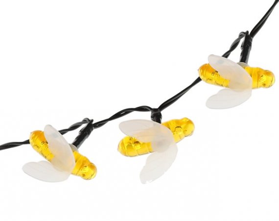 Фотография товара 'Эра ERASG024-03 Садовая гирлянда Пчелки на солнечной батарее, 5,8 м Б0044218'