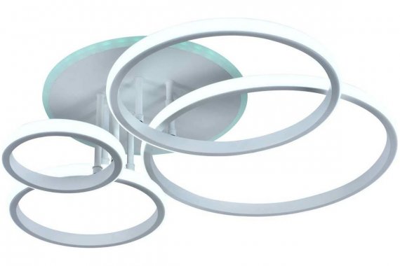 Фотография товара 'Эра Б0052416 Светильник потолочный светодиодный Rivoli Carmen 6086-103 с пультом 120 Вт + 8 Вт 4000К - 6000К'