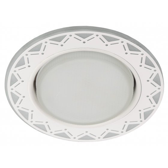 Фотография товара 'Эра Светильник DK LD27 WH/WH декор cо светодиодной подсветкой GX53, белый/белый Б0037388'