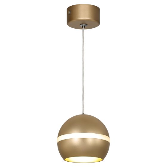 Фотография товара 'Эра Светильник подвесной (подвес) PL21 GD GX53 потолочный шар Б0058506'