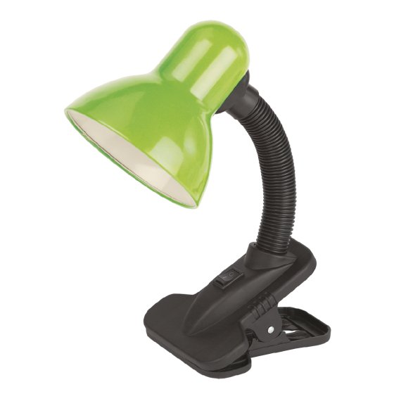 Фотография товара 'Эра Настольный светильник N-212-Е27-40W-GR на прищепке зелёный Б0058670'