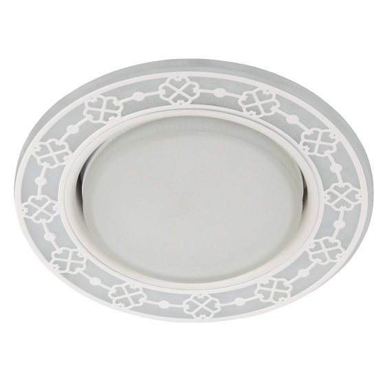 Фотография товара 'Эра Светильник DK LD28 WH/WH декор cо светодиодной подсветкой GX53, белый/белый Б0037391'