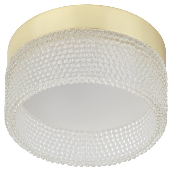 Фотография товара 'Эра Встраиваемый светильник под лампу GX53 DK97 GD/TR золото прозрачный Б0057461'