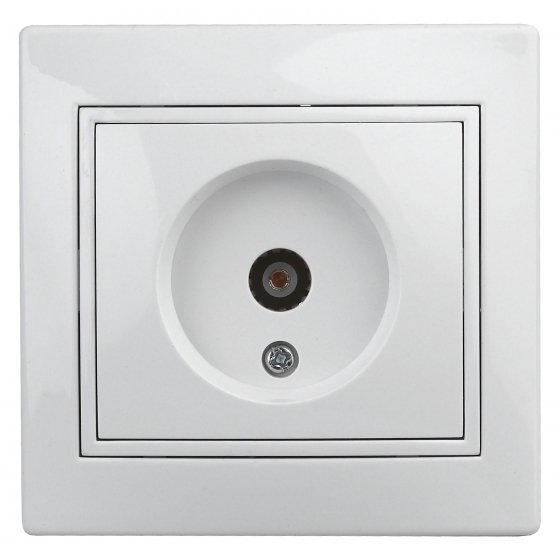 Фотография товара 'Эра Розетка Intro Plano 1-301-01 TV одиночная, IP20, СУ, белый Б0027617'