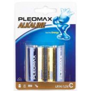 Фотография товара 'Эра Батарейки Pleomax LR14-2BL Alkaline (20/160/6400) C0019255'