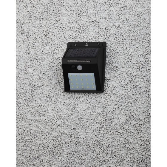 Фотография товара 'Эра ERAFS064-04 Фасадный светильник с датчиком движения, на солнечной батарее, 20LED, 60 lm Б0044244'