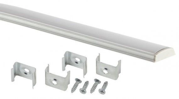 Фотография товара 'Эра Комплект с гибким накладным анодированным профилем CAB291 15х6,5мм Б0041245'