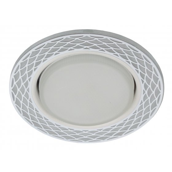 Фотография товара 'Эра Светильник DK LD37 WH/WH ЭРА декор cо светодиодной подсветкой GX53, белый/белый Б0037384'