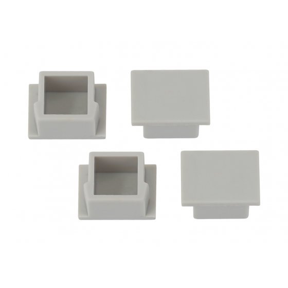 Фотография товара 'Эра Набор заглушек для профиля CAB261, 4 глухие Б0039432'