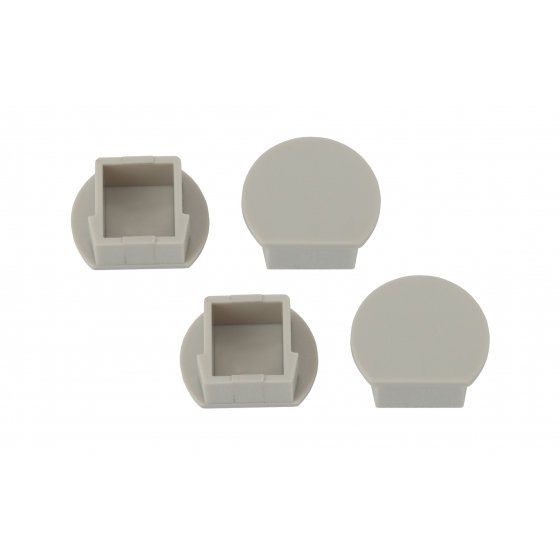 Фотография товара 'Эра Набор заглушек для профиля LF281, 4 глухие круглые Б0039459'