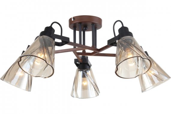 Фотография товара 'Эра Б0055506 Люстра Rivoli Clarissa 5098-305 5 х Е14 40 Вт лофт - кантри'