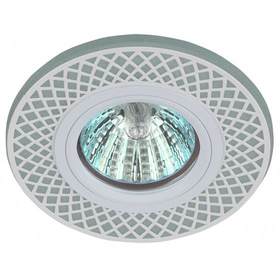 Фотография товара 'Эра Светильник DK LD42 WH/WH декор cо светодиодной подсветкой MR16, белый/белый Б0037380'