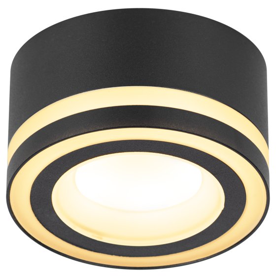 Фотография товара 'Эра Встраиваемый светильник под лампу GX53 DK113 BK черный Б0059788'