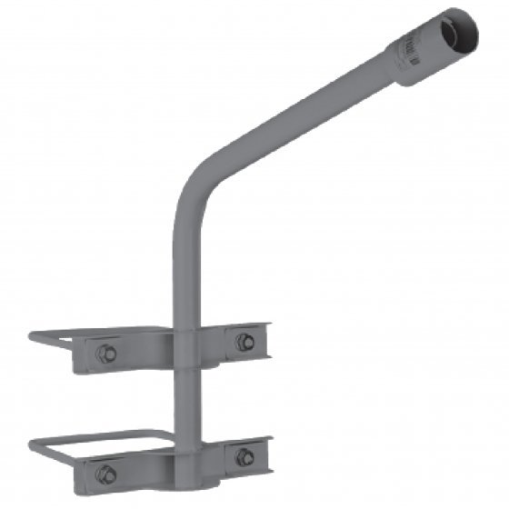 Фотография товара 'Эра SPP-AC4-0-350-048 Кронштейн на опору с 2 хомутами 625*460*280, d 48 Б0047655'