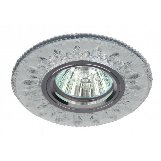 Фотография товара 'Эра Светильник DK LD9 SL/WH декор cо светодиодной подсветкой MR16, прозрачный Б0028080'