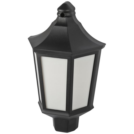 Фотография товара 'Эра Садово-парковый светильник НБУ 06-60-003 Ника 60Вт черный белое основание матовый Б0061158'