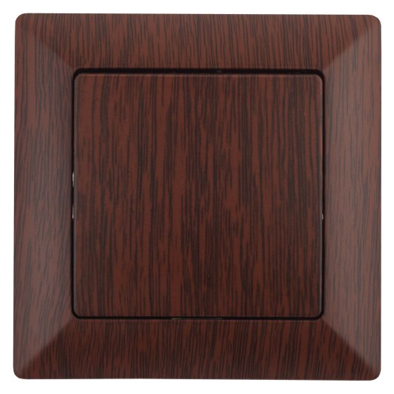 Фотография товара 'Эра Выключатель, 10А-250В, СУ, Solo, венге Б0043268'