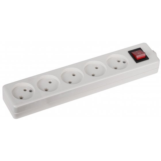 Фотография товара 'Эра Колодка 5гн, без зазeмл, с выкл (10/40/960) Б0003481'