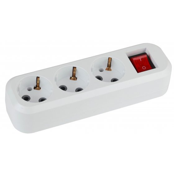 Фотография товара 'Эра Колодка 3гн, зазeмл, выкл (20/600) Б0028342'