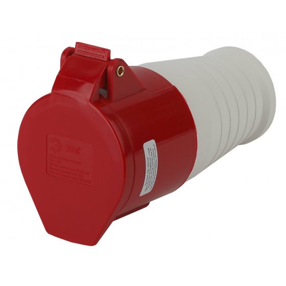 Фотография товара 'Эра Розетка переносная 225 3Р+РЕ+N 32А 380В IP44 Б0032866'