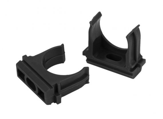 Фотография товара 'Эра Крепеж-клипса (черный) для трубы d 25мм Б0044177'