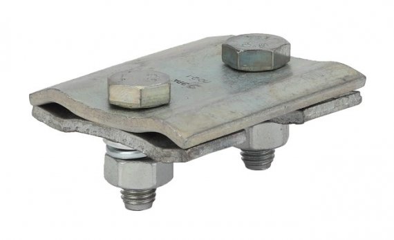 Фотография товара 'Эра Зажим плашечный ПА-2-2 (9,6-11,4 мм2) 3 болта (6/30/1200) Б0038783'