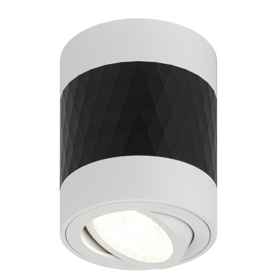 Фотография товара 'Эра Светильник настенно-потолочный спот OL33 WH/BK MR16 GU10 IP20 черный, белый Б0056380'