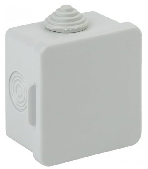 Фотография товара 'Эра Коробка распаячн. открытой установки КОР 65х65х50мм с гермовводами 4 вх. IP54 Б0037445'