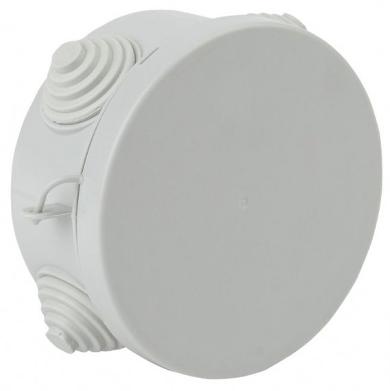 Фотография товара 'Эра Коробка распаячн. открытой установки КОР 85х40мм с гермовводами 4 вх. IP54 Б0037447'