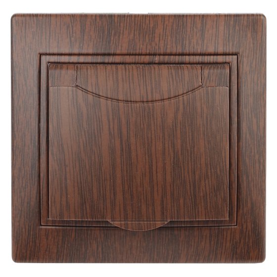 Фотография товара 'Эра Розетка 2P+E Schuko с крышкой, 16А-250В, IP20, СУ, Plano, венге (10/100/1500) Б0030064'