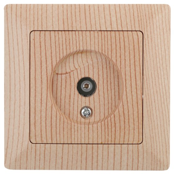 Фотография товара 'Эра Розетка Intro Solo 4-301-11 TV одиночная, СУ, сосна Б0043374'