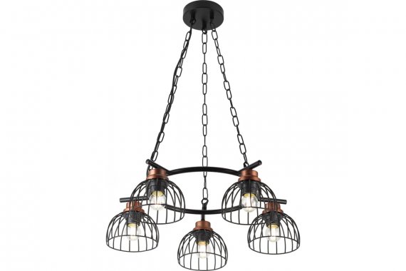 Фотография товара 'Эра Б0045285 Люстра Rivoli Agarola 1018-206 5 х Е27 40 Вт'