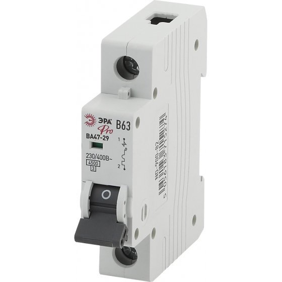 Фотография товара 'Эра Автоматический выключатель NO-900-76 ВА47-29 1P 16А кривая B Б0031786'