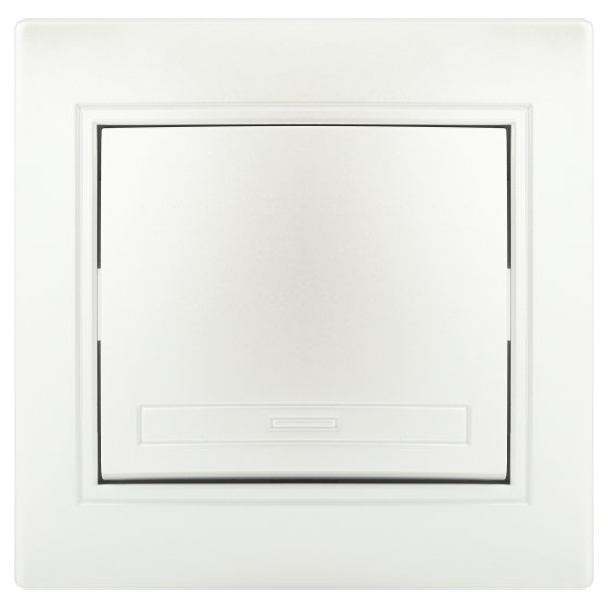 Фотография товара 'Эра Переключатель Intro Plano 1-108-06 промежуточный, 10А-250В, IP20, СУ, перламутр Б0053825'