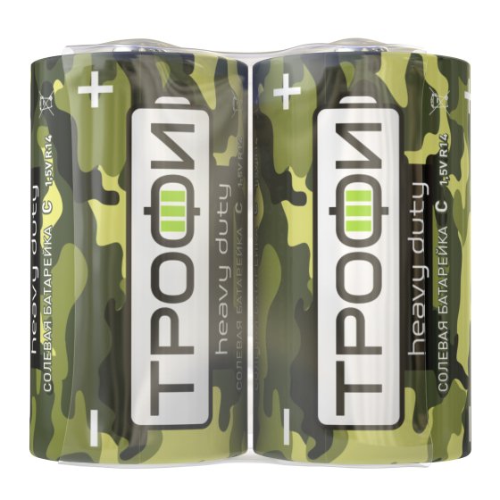 Фотография товара 'Эра Батарейки Трофи R14-2S CLASSIC HEAVY DUTY Zinc Б0023145'