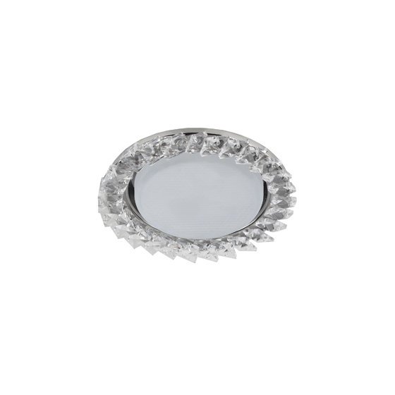 Фотография товара 'Эра Светильник DK86 CH/WH под лампу Gx53, 220V,13W, хром/прозрачный Б0020576'