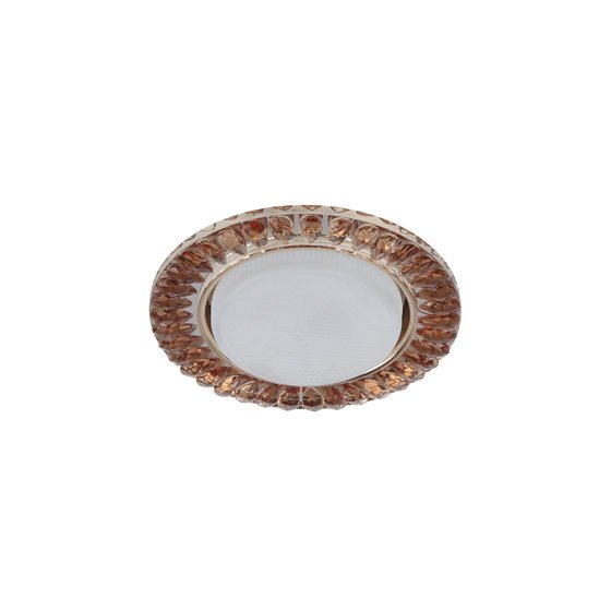 Фотография товара 'Эра Светильник DK87 GD/TEA под лампу Gx53, 220V,13W, золото/чай Б0020575'