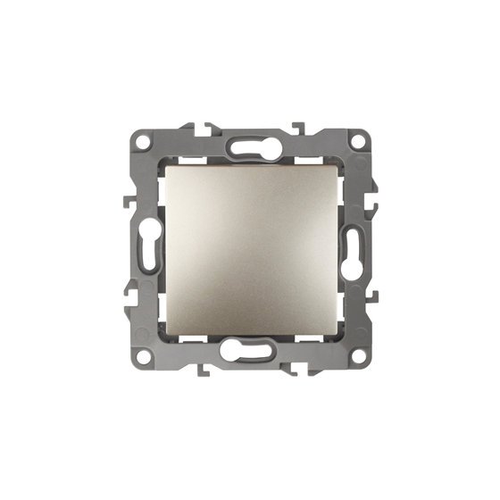 Фотография товара 'Эра Переключатель промежуточный, 10АХ-250В, Эра12, шампань Б0018245'