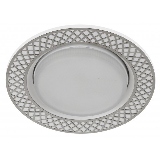 Фотография товара 'Эра Светильник KL79 WH/CH под лампу Gx53 круглый,220V,13W,белый/хром Б0037366'