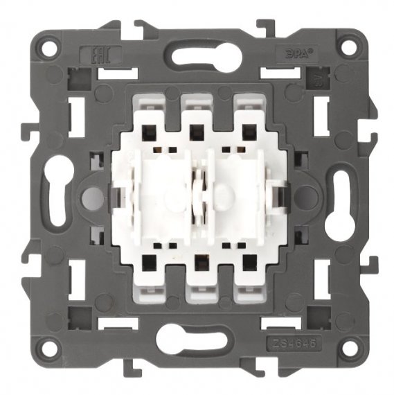 Фотография товара 'Эра Переключатель для жалюзи (кноп), 10АХ-250В, Эра12, механизм Б0047829'