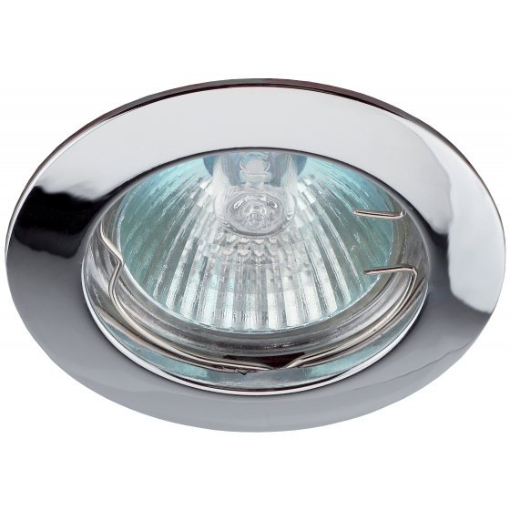 Фотография товара 'Эра Светильник KL1 CH литой простой MR16,12V/220V, 50W хром C0043654'