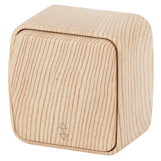 Фотография товара 'Эра Переключатель, 10А-250В, IP20, ОУ, Polo, сосна (18/360/4320) Б0036104'