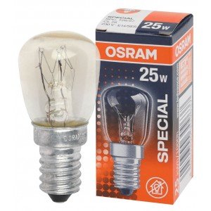 Фотография товара 'Эра Лампочка Osram SPECIAL T26 25Вт Е14 / E14 230В прозрачная Б0055990'