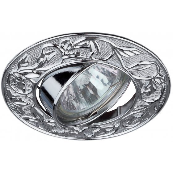 Фотография товара 'Эра Светильник KL11A CH литой поворотный лианы MR16,12V/220V, 50W хром C0043686'