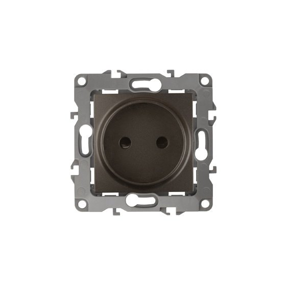 Фотография товара 'Эра Розетка 2P, 16АХ-250В, Эра12, бронза Б0019336'