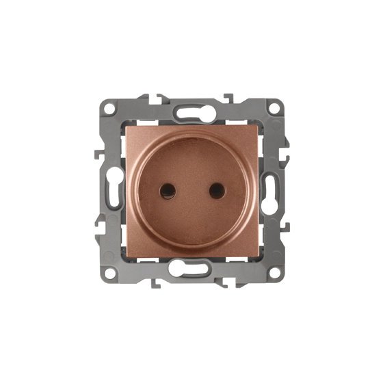 Фотография товара 'Эра Розетка 2P, 16АХ-250В, Эра12, медь Б0019337'