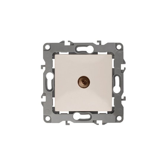 Фотография товара 'Эра Розетка TV одиночная, Эра12, слоновая кость Б0014706'