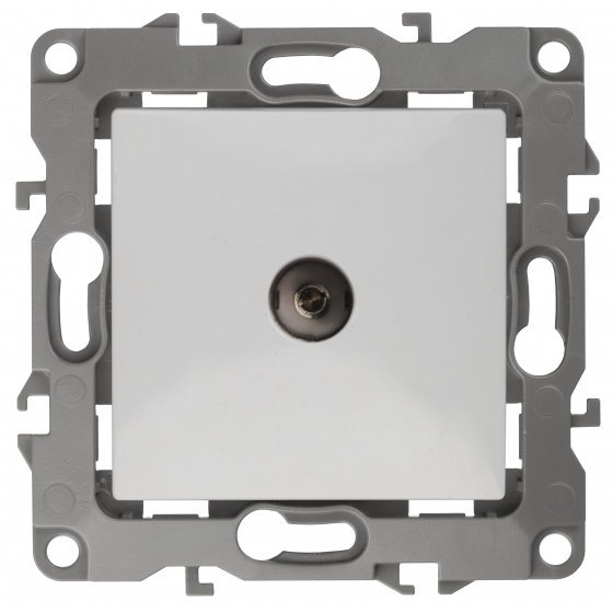 Фотография товара 'Эра Розетка TV проходная, Эра12, белый Б0027431'