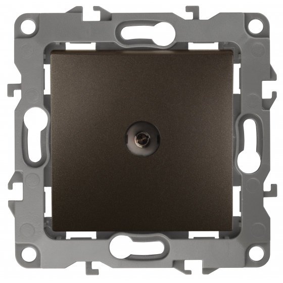 Фотография товара 'Эра Розетка TV проходная, Эра12, бронза Б0027438'