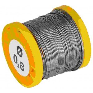 Фотография товара 'Эра Припой с канифолью для пайки ПОС 61 трубка ? 0.8 мм, катушка 200 гр Б0061080'